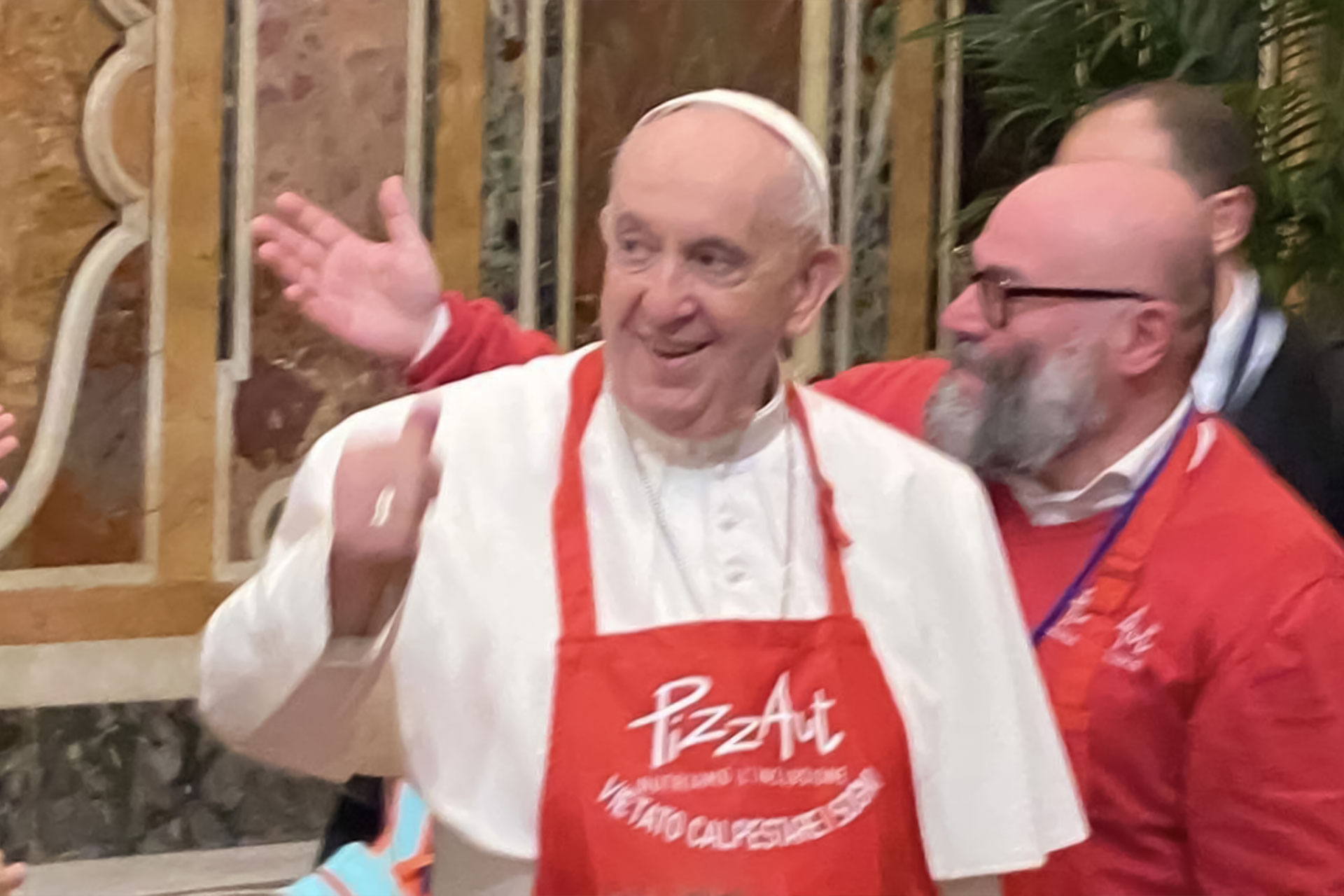 pizzaut-papa-francesco